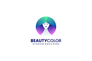 Beauty Color Gradient Colorful Logo, a Branding & Logo Template by Artnivora.Std