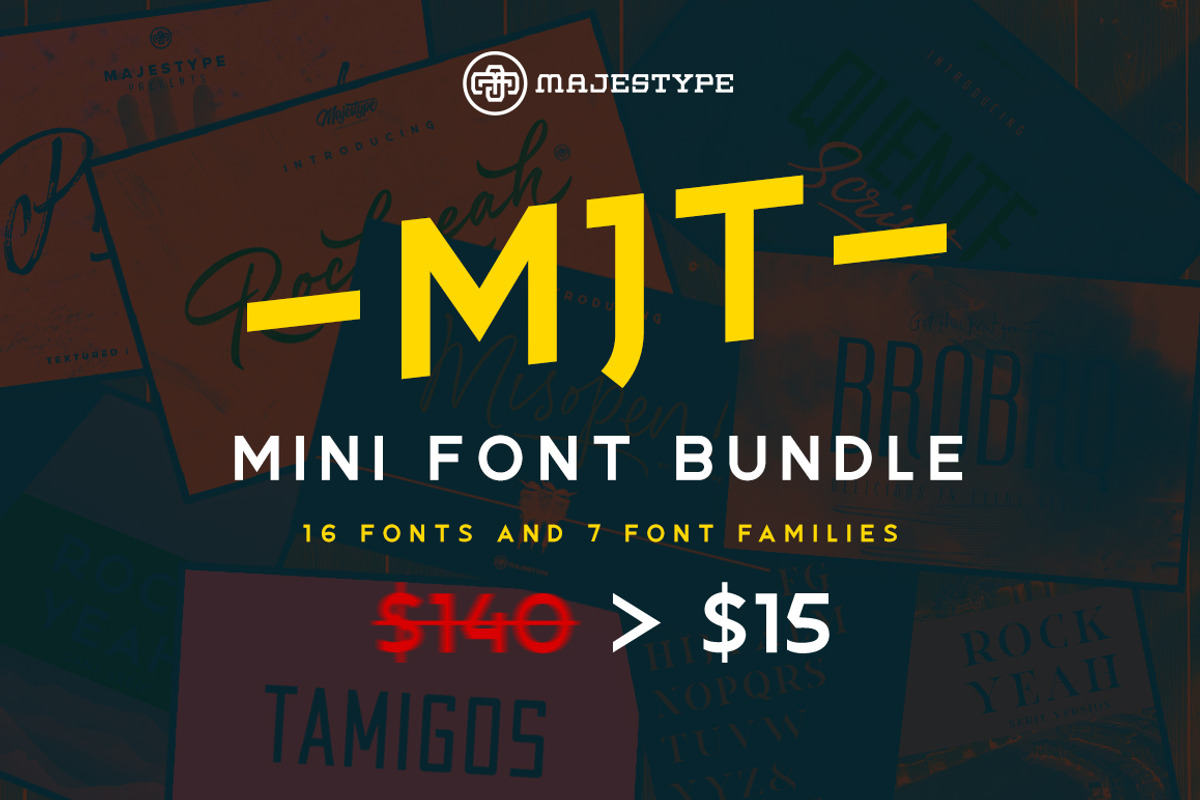 MJT Mini Font Bundle VOL.1