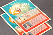 Risen Easter Service Flyer | Canva, a Flyer Template by loswl (Thumbnail 4 of 5)