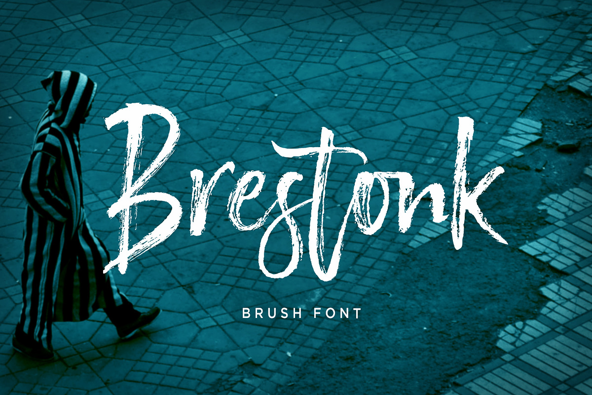 Brestonk Brush Font