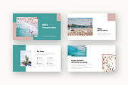 Deza : Beach Vacation Google Slides, a Presentation Template by Punkl Camp (Thumbnail 2 of 16)