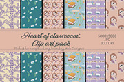 Heart of the Classroom: Clip Art Pac, a Decorative Illustration by Amarawolf's Art (Thumbnail 13 of 14)