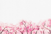 Sakura – watercolor graphic elements, an Illustration by ARTVracovska (Thumbnail 4 of 5)