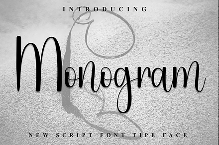 Monogram, a Handwritten Font by FreshTypeINK