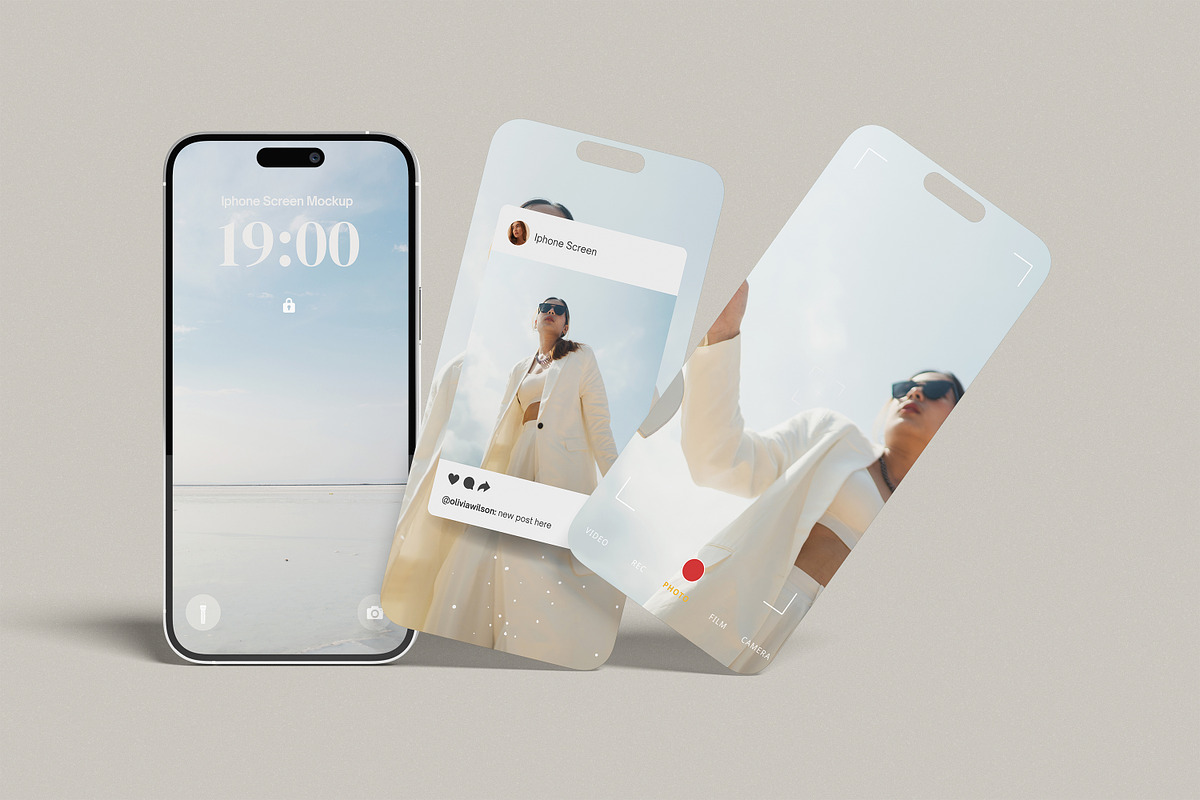 Iphone Screen Mockup, an iPhone Mockup by Twins_studio926 (Photo 2 of 5)