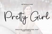 Pretty Girl | Script Font