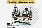 Whimsical Winter Clipart, an Illustration by Dream Creation (Thumbnail 7 of 7)