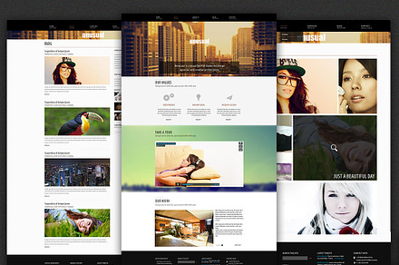 Unusual - Website Template
