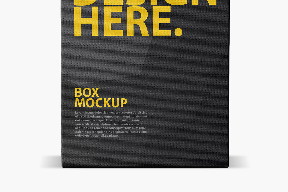 Textured Box PSD Mockup, a Packaging Mockup by GreatFruit (Photo 6 of 6)