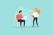 Office life., an Education Illustration by Podis (Thumbnail 3 of 11)