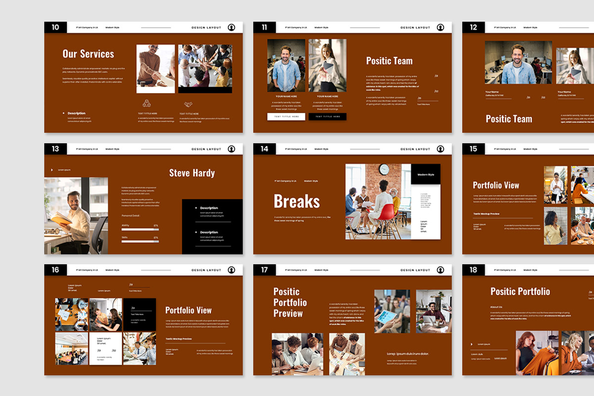 Positic Presentation Template, a Presentation Template by Analogous Temp (Photo 3 of 5)