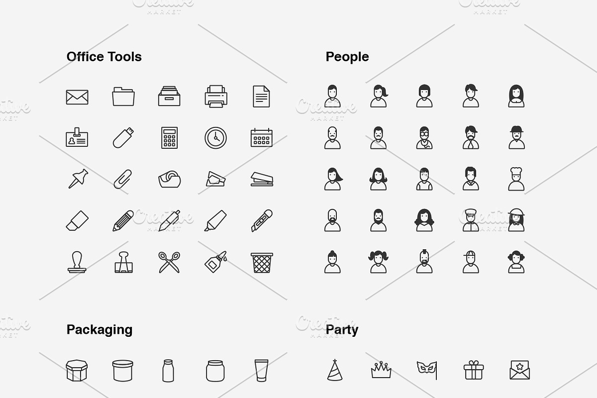 Ultimate Line Icons Pack, an Outline Icon by Graphic Pear (Photo 13 of 22)