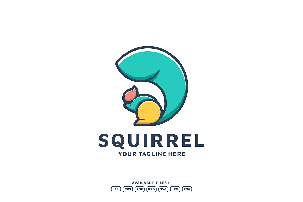 Squirrel Logo Template, a Branding & Logo Template by artism_design (Photo 1 of 2)