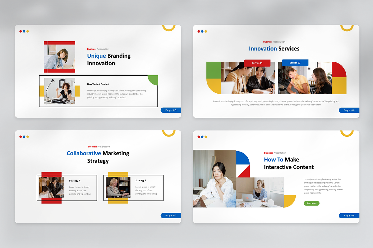 Business Creative Keynote Template, a Presentation Template by SquidPixey (Photo 3 of 7)