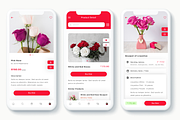 Zambak - Gift and Flower App UI Kit, an App Template by Betush (Thumbnail 4 of 6)