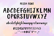 Peita - A casual paint font!, a Font by Lune Creative (Thumbnail 6 of 6)