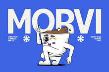 Morvi - Retro Bold Display Font