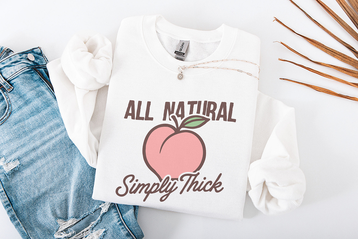All Natural Simply Thick PNG, Peach, an Illustration by SharpMarketplace (Photo 4 of 9)