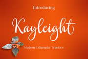Kayleight, a Script Font by Byuly Ayika (Thumbnail 1 of 12)