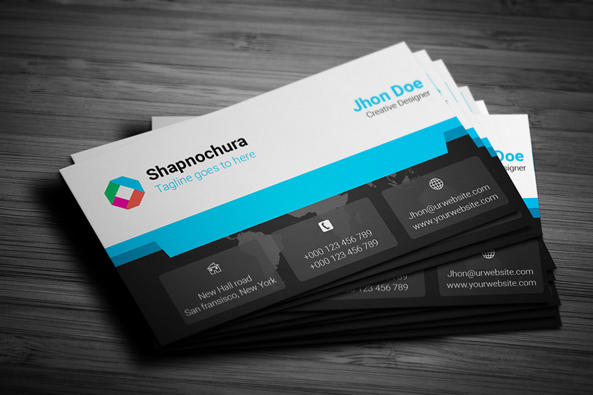 Elegant Creative Business Card - 38, a Business Card Template by Shapnochura Design Studio (Photo 2 of 5)