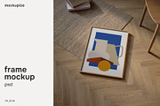 DIN A Flat Lay Frame Mockup, a Household Mockup by mockupize (Thumbnail 1 of 7)