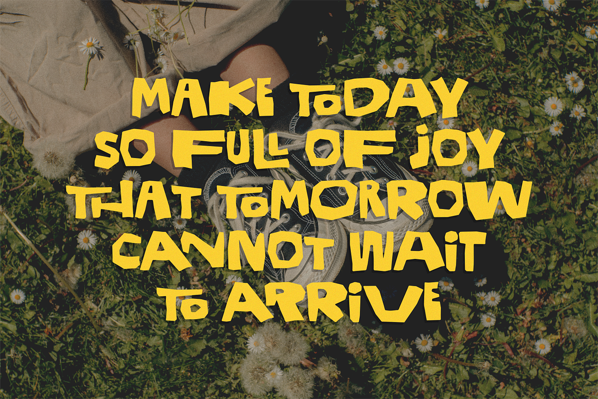 Cutout Chaos – Quirky Cutout Font, a Handwritten Font by shineink.designlab (Photo 10 of 12)