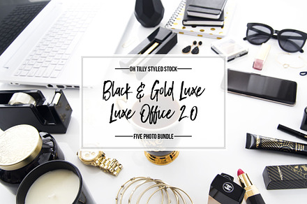 Black & Gold Luxe Stock Bundle S2