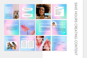 Instagram Gradient Engagement Bundle