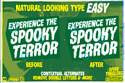 Spine Tinglers - Retro Horror Font, a Handwritten Font by Remedy667 (Thumbnail 3 of 6)