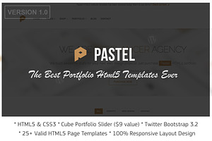 Pastel Creative Portfolio Template