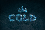 Frost Growths Letters Overlays, a Symbol Font by PhotoSpirit (Thumbnail 4 of 8)