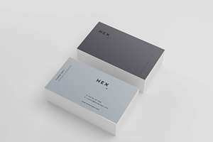 HEX Business Card Template