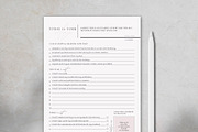 Daily Printable Planner for Creative, a Brochure Template by CreativeMavenCo. (Thumbnail 6 of 7)