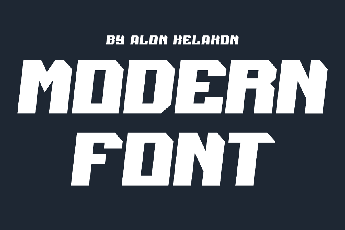Spons Blocky, a Sans Serif Font by alon kelakon (Photo 2 of 6)