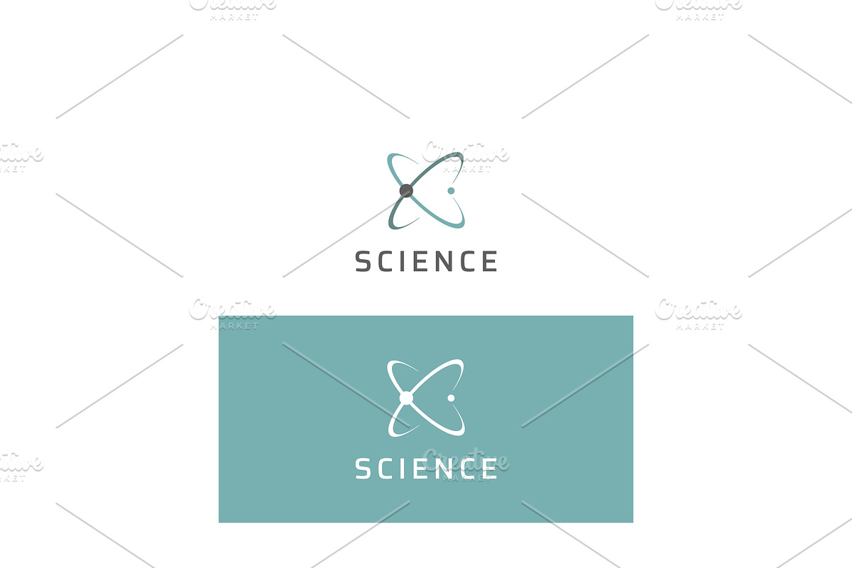 Unique and modern abstract atom logo, a Branding & Logo Template by LOGOCREATIVE