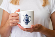 Blue & White Porcelain Clip Art, an Object Graphic by Patterns for Dessert (Thumbnail 7 of 8)
