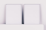 US Letter Frame Mockup Set, an Advertising Mockup by Black Cat Studio (Thumbnail 5 of 5)