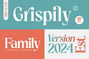 Grispily, a Serif Font by Black Studio (Thumbnail 14 of 16)