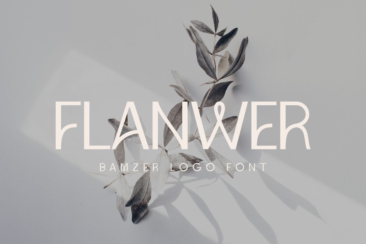 Bamzer Stylish Logo Font, a Sans Serif Font by Typebae (Photo 2 of 9)