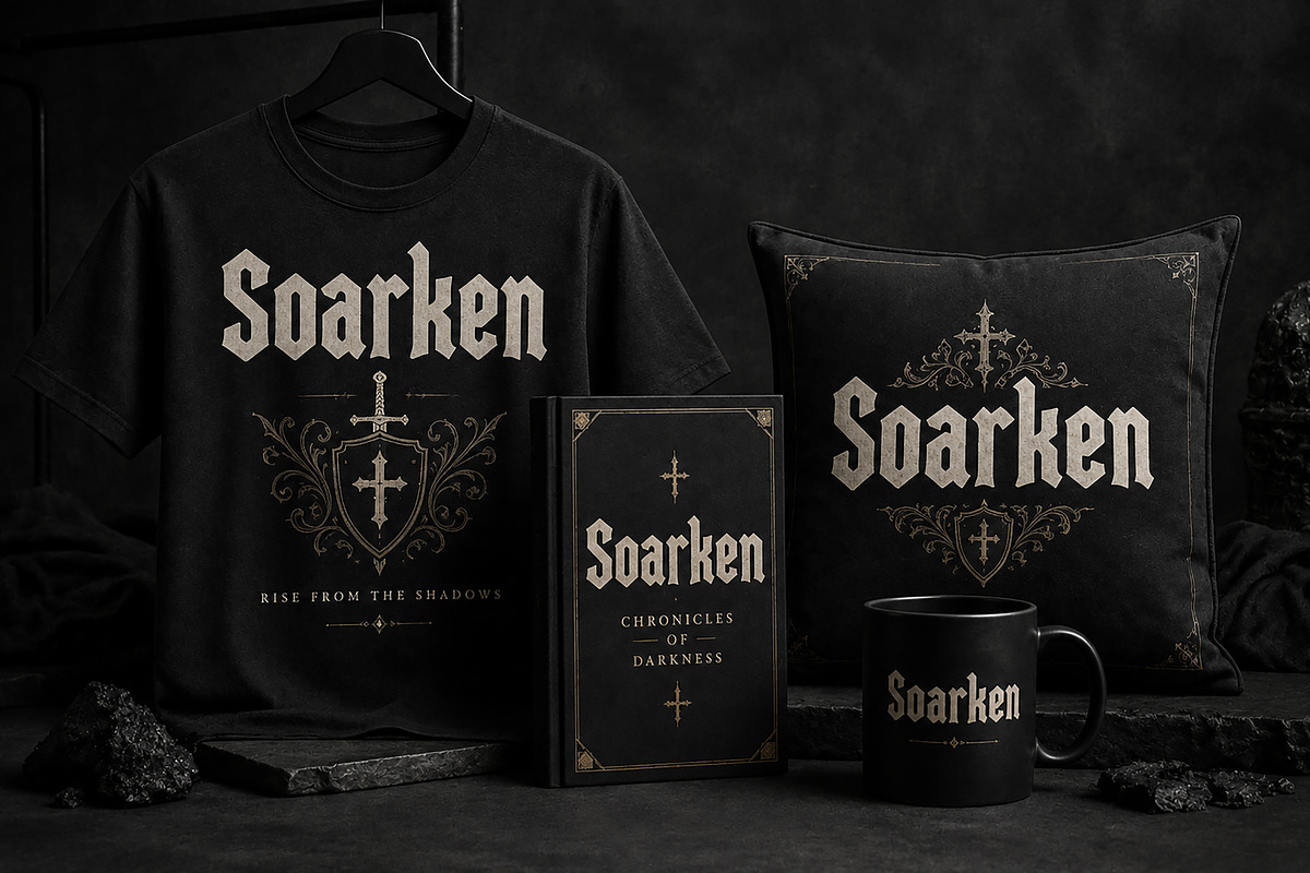 Soarken — Gothic Typeface, a Blackletter Font by Wow Magic (Photo 4 of 5)