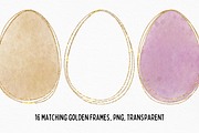 Easter watercolor eggs png, an Object Illustration by Kat Anti (Thumbnail 4 of 6)