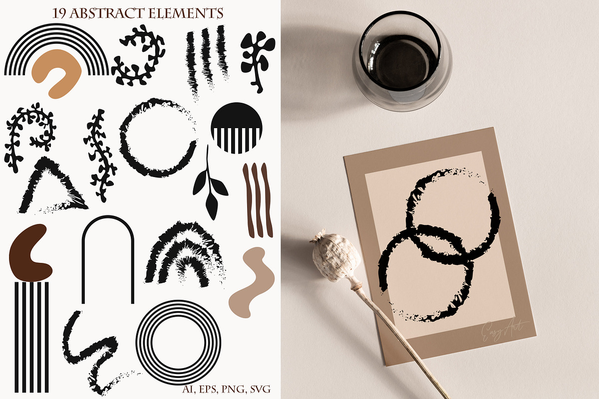 Gentlemen abstract collection, a Decorative Illustration by EasyArt (Photo 9 of 10)