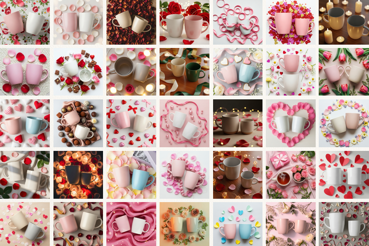 Ultra Valentine Couple Mug 1000 JPG, a Cups & Container Mockup by KennedyStudio (Photo 12 of 15)