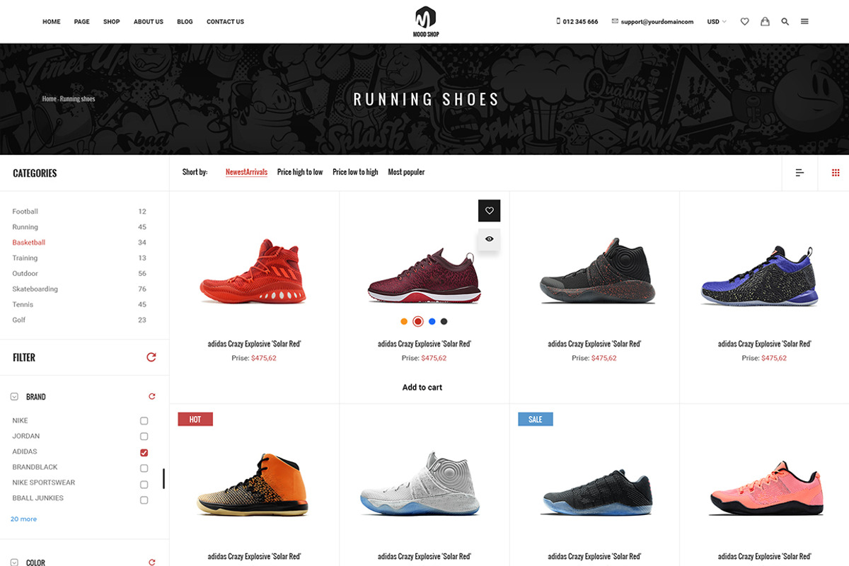 Moodshop - Modern eCommerce PSD, a Websites & App Template by Digipieces (Photo 4 of 12)