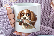Watercolor Dog Pigeon Hunting PNG, an Illustration by CraftArtStudio (Thumbnail 5 of 6)