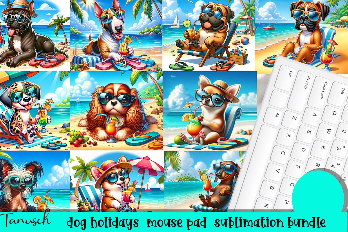 holiday dog breeds mega bundle, an Animal Illustration by TanuschArts (Photo 18 of 24)