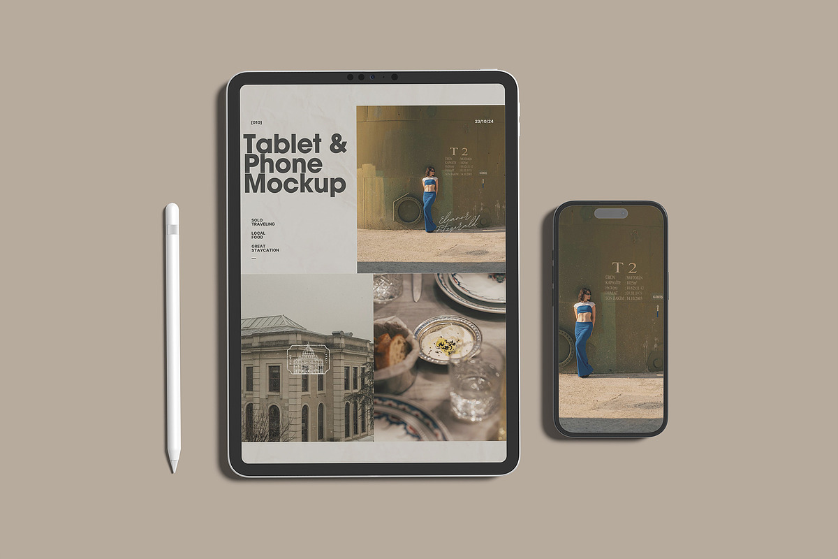 ipad Pro and iphone 16 Mockup, an iPad Mockup by Bangdastudio (Photo 9 of 11)
