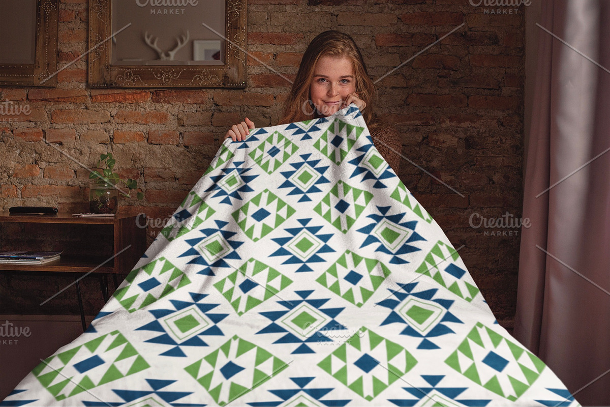 Simple Southwestern Tribal Pattern, a Pattern Graphic by PPEthnicDecorPattern (Photo 3 of 10)
