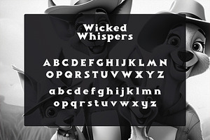 Wicked Whispers - 1930s Typeface