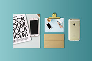 Office styled stock photos - 6, a Books & Magazine Mockup by Nellaino (Thumbnail 1 of 8)